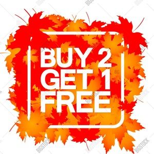 BUY 2 GET ONE ITEM FREE WITH FREE SHIPPING :) !! i need everything gone!